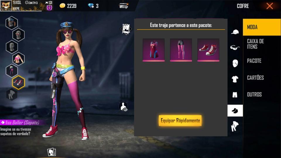 Nas quartas usamos rosa