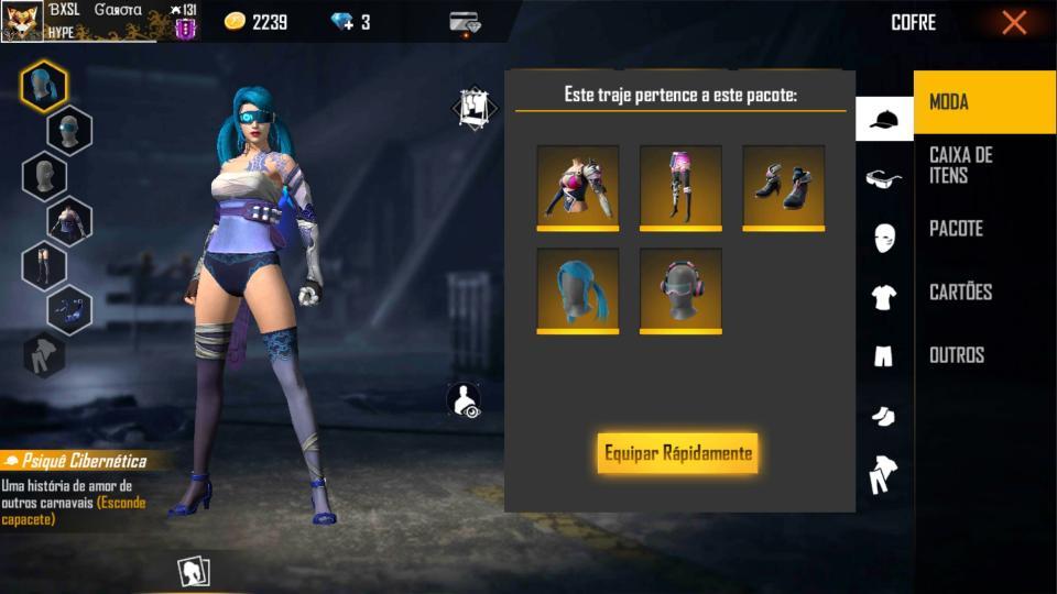 MELHORES COMBINAÇÕES DE ROUPAS COM VIBE DE XITADO 👾🤐 FREE FIRE 