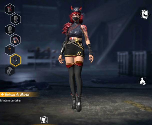 COMBINAÇÕES DE SKINS FEMININA NO FREE FIRE COM O