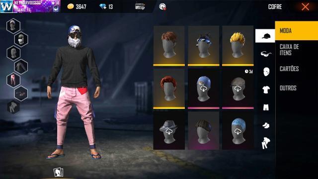 Combinações Gola Alta Branca Free Fire: roupas, skins e pacotes no Battle  Royale