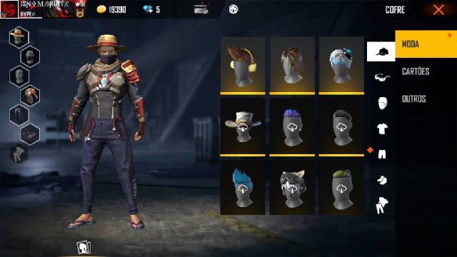 MELHORES COMBINAÇÕES DE SKINS PARA JOGAR RANQUEADA 🤗 FREE FIRE 