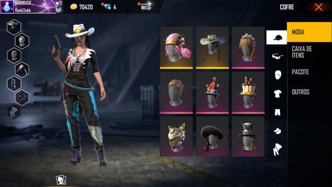 Esqueleto elegante do oeste