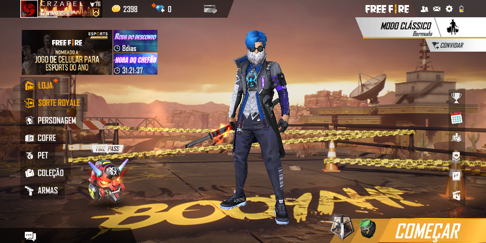 Combina&ccedil;&atilde;o down+barbinha