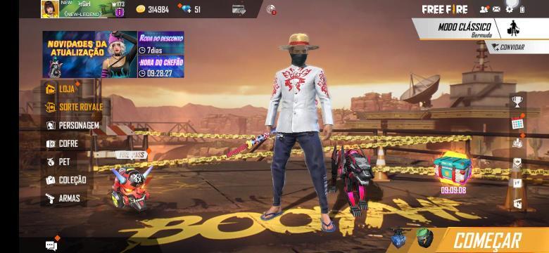 A skin que eu mais uso