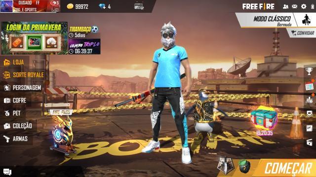 Free Fire, Calça Angelical, Passe Antigo