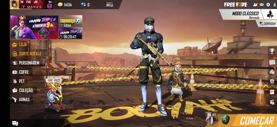 Free Fire: novo evento pode ter skins e personagens grátis, call do gb12