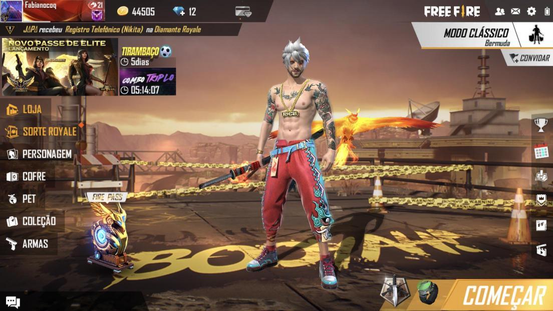 Player1 on X: Free Fire: como obter a skin Zapudo    / X