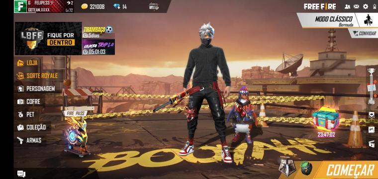 Combinação de skin Assassino Das Sombras - Detalhes e visualização