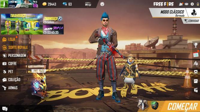 Free Fire Skin De Charro 