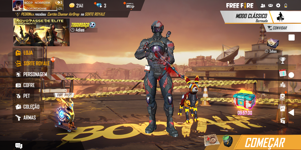 Combinação de skin Soldado Especial - Detalhes e visualização