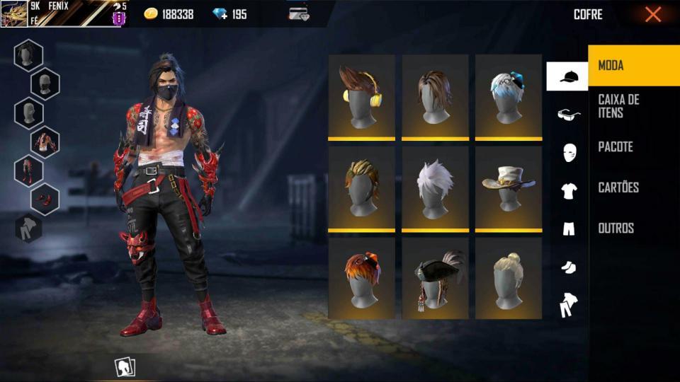 O FREE FIRE VIROU O INFERNO COM A NOVA ROUPA DO DIABO SAMURAI!! 