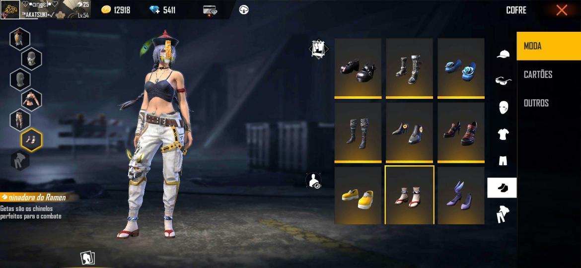 Combinação de skin Rara Simplesinha Bonitinha - Detalhes e visualização