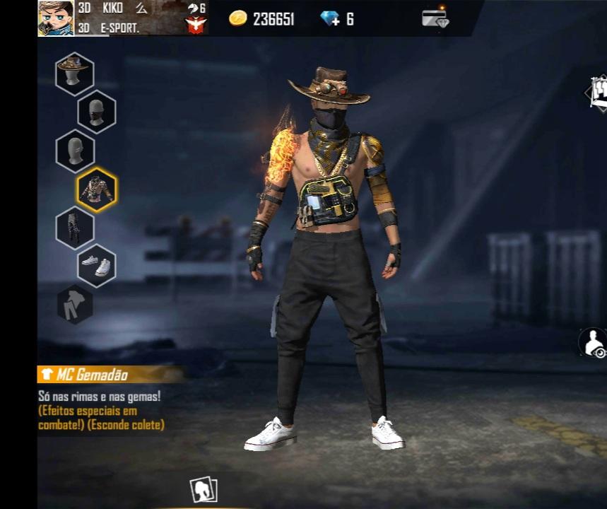 COMO PEGAR GRÁTIS GUIRIA ANGELICAL- SKIN PRISIONEIRO NO EVENTO O JOGO VIROU FREE  FIRE FIRE 