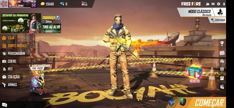 Combinação de skin COMBINAÇÃO KALAHARI  - Detalhes e visualização