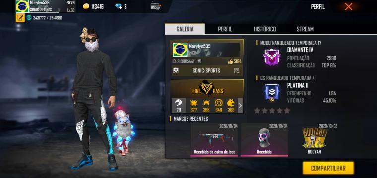 Combinações Gola Alta Preta Free Fire: roupas, skins e pacotes no Battle  Royale