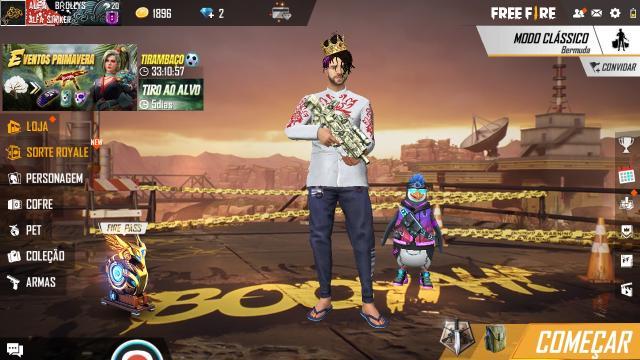 Combinações Gola Alta Branca Free Fire: roupas, skins e pacotes no Battle  Royale