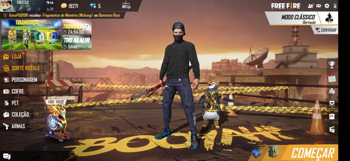 Free Fire: skin Gola Alta Preta retorna; veja como pegar, free fire