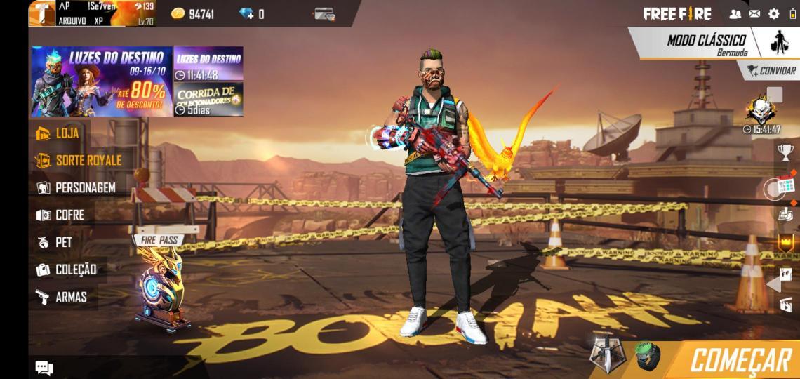 Combinação de skin Nóis Oprime - Detalhes e visualização