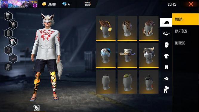 Combinação de skin Lobonatico - Detalhes e visualização