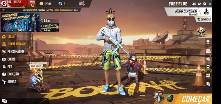 Combinação de skin Jogador Raro - Detalhes e visualização
