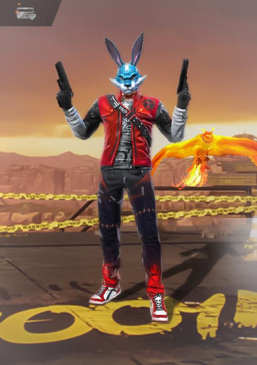 Combinação de skin Coelho Bolagado - Detalhes e visualização