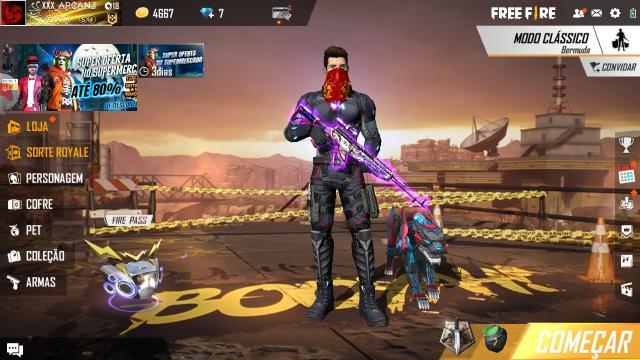 Combinação de skin Sorte Master  - Detalhes e visualização