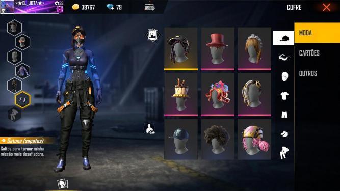 Combinação de skin Princesa Blue  - Detalhes e visualização