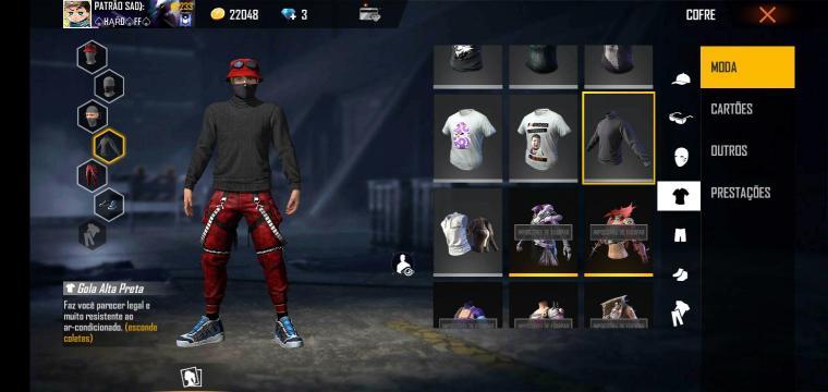 Combinação de skin Pacote Novo De Combinação - Detalhes e visualização