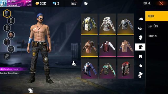 Combinação de skin Combinação Normal - Detalhes e visualização