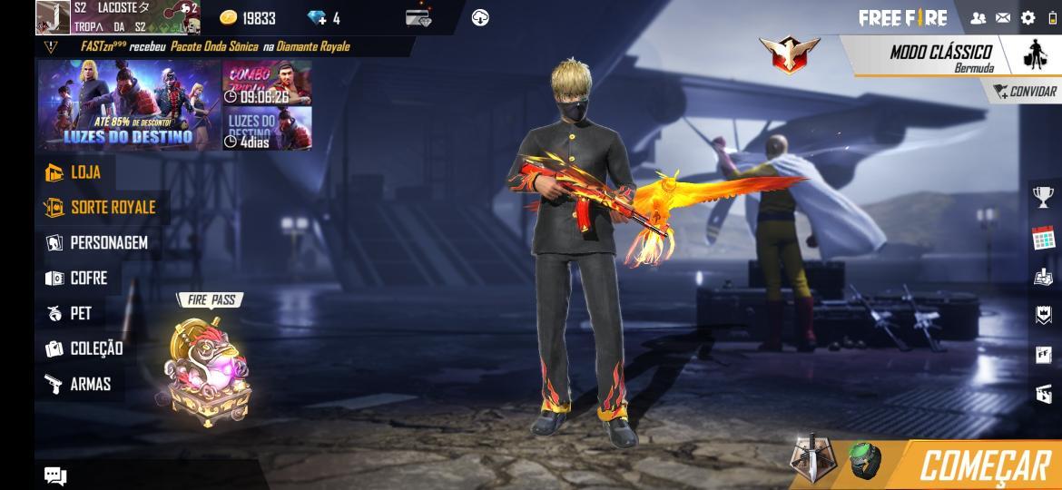 Combinação de skin Combinação Simples - Detalhes e visualização