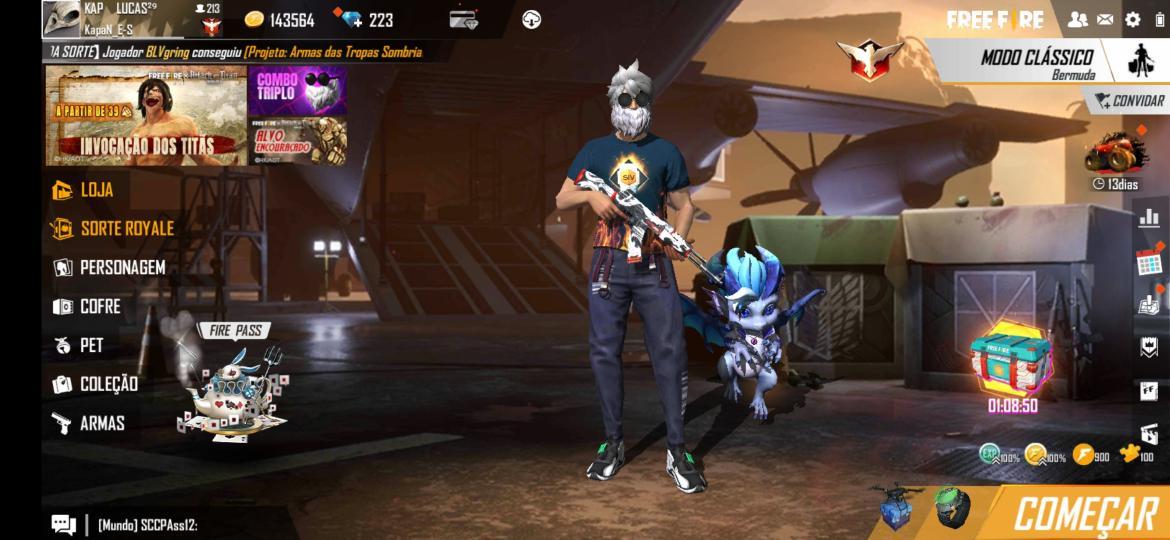 Combinação de skin MINHA ROUPA DOS CAMPS? - Detalhes e visualização