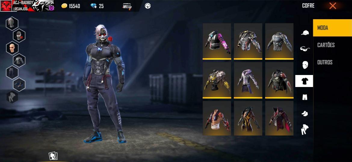 Combina&ccedil;&atilde;o peitoral do gatuno e barbinha, t&ecirc;nis Ang&eacute;lical