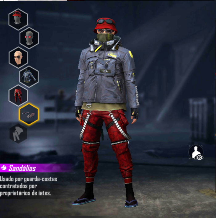 SKIN do FREE FIRE QUE da VIBE de XITADO #Parte01 #fábiotechh 