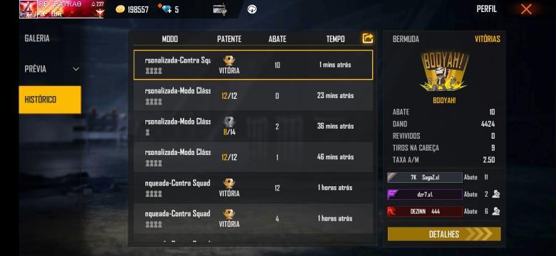 Combinação de instanplayer 