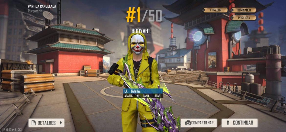 COMBINAÇÕES TOP REGIONAL RANQUEADA 🤩 free fire 