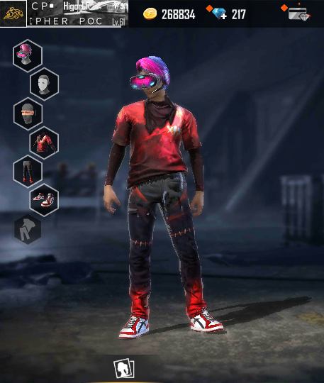 Combinação de skin Estilo Bom Jogador (HigorLegalR) - Detalhes e visualização