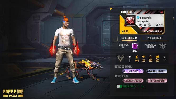 Combinação de skin Dino Angelical - Detalhes e visualização