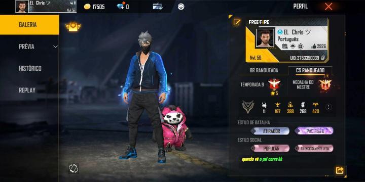 Combinação de skin Steike Ff 2.o  - Detalhes e visualização