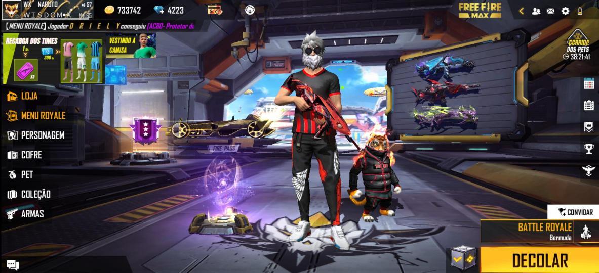 Combinação Estilo Flamengo, só Vermelho, preto e branco.