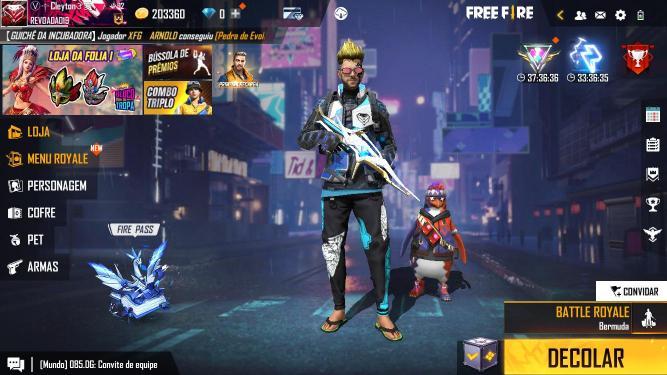 Combinação de skin Fúria Do Mar  - Detalhes e visualização