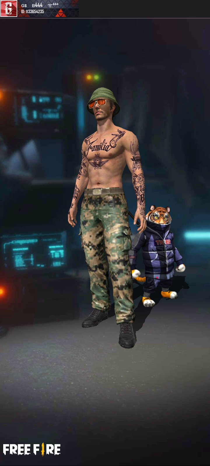 Combinação de skin Soldado Brasileiro - Detalhes e visualização