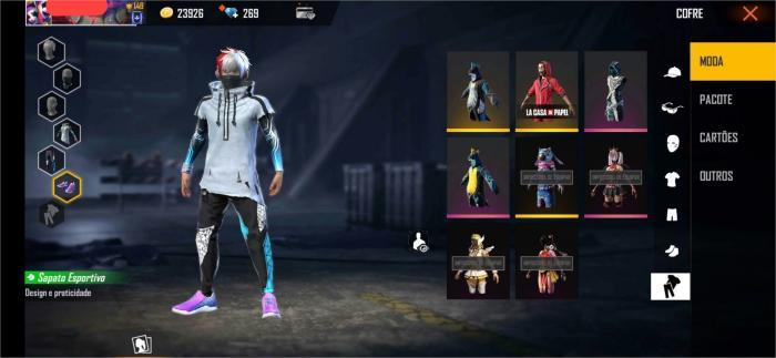 Combinações Gola Alta Branca Free Fire: roupas, skins e pacotes no Battle  Royale