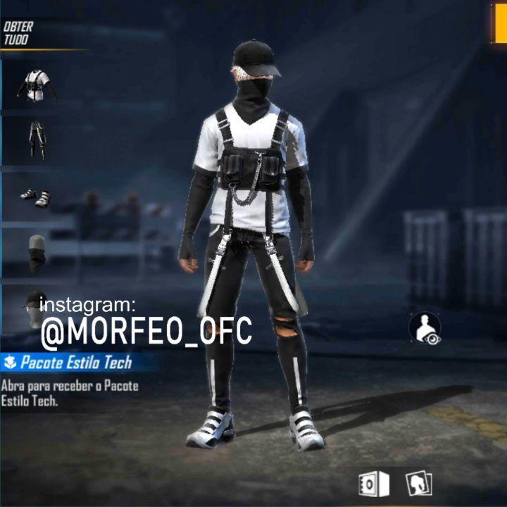 Combinação de skin Xbh Mlk Estilo Tech - Detalhes e visualização