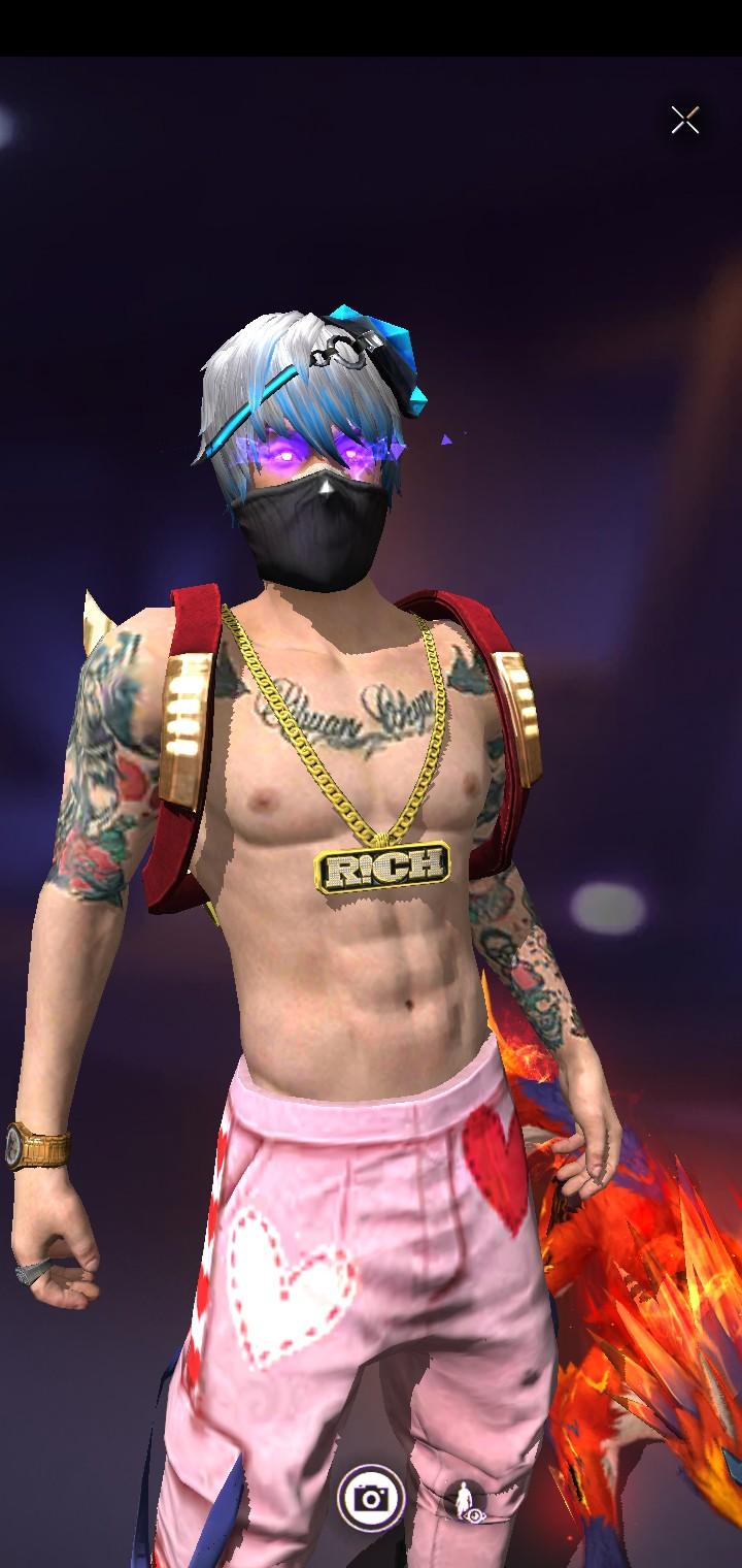Combinação de skin Top Combinação Azul ártico+ Rico +calça Do Amor - Detalhes e visualização