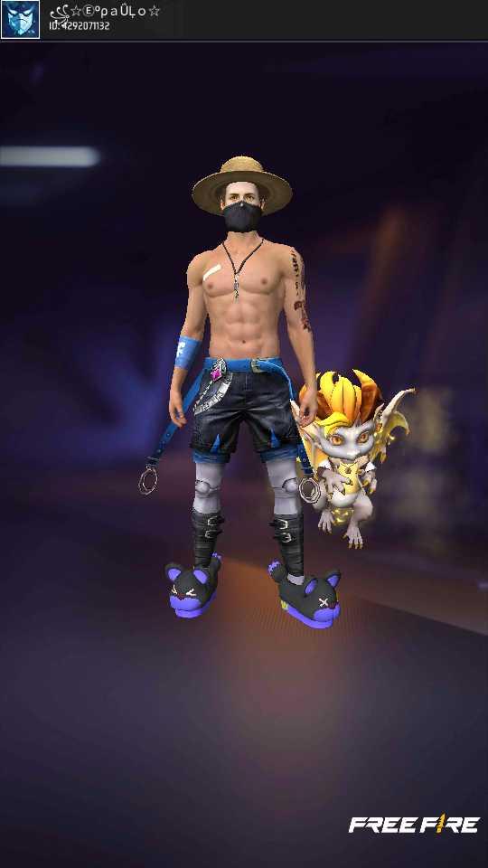 Urso azul do peitoral