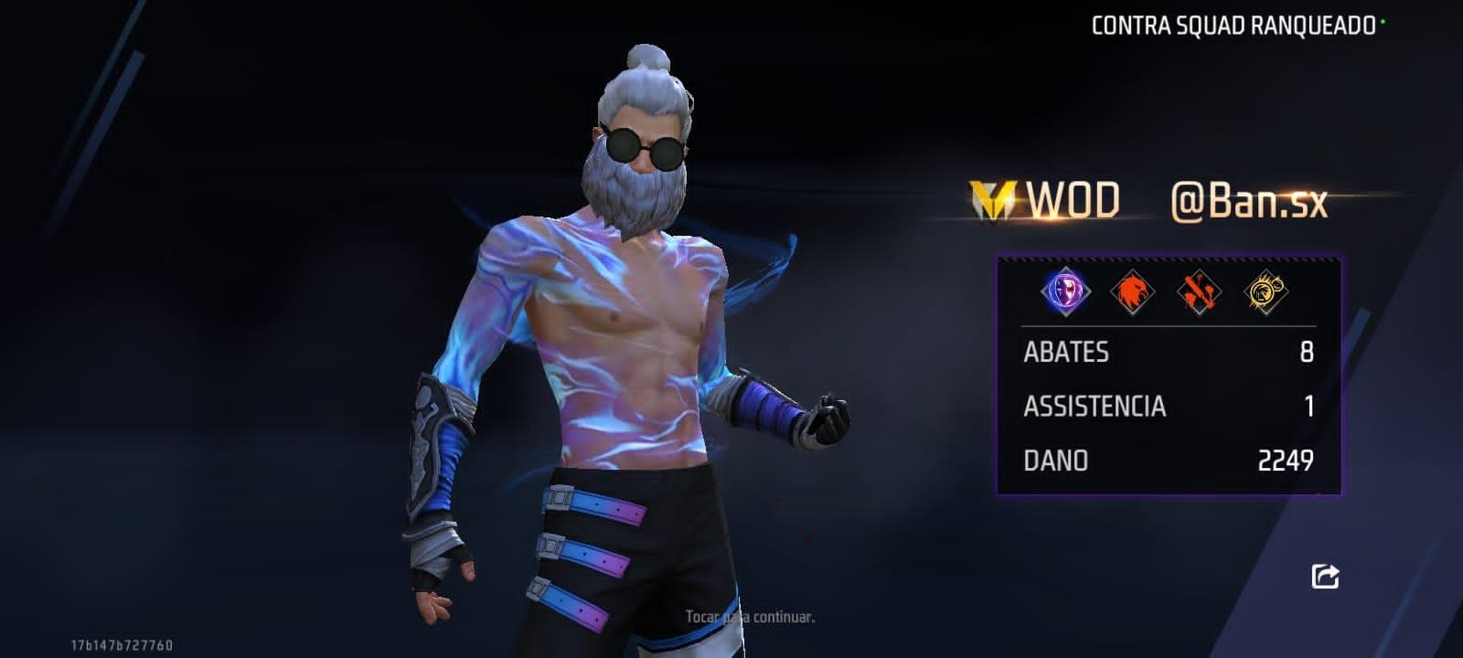 Combinação de skin Roupa Do Velho Argentino - Detalhes e visualização