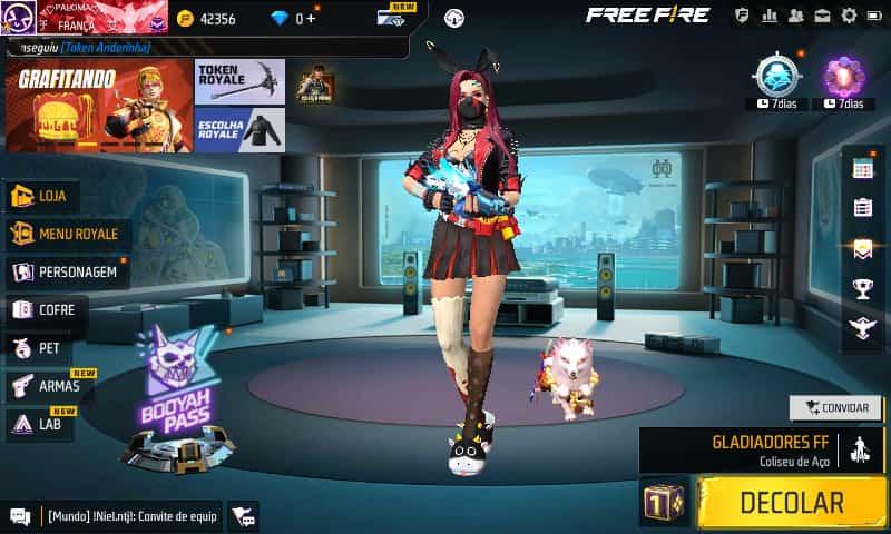 Combinação de skin Formando Skin Com A Nova Parceria Da Garena - Detalhes e visualização