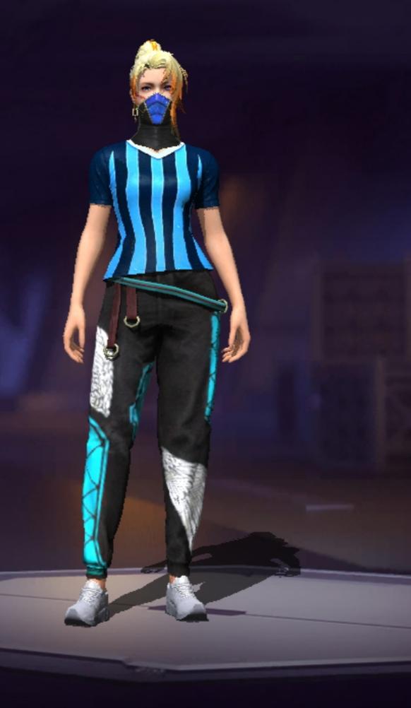 Combinação de skin Combinação Angelical Azul  - Detalhes e visualização