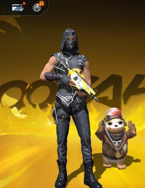 Roupa do ninja preto