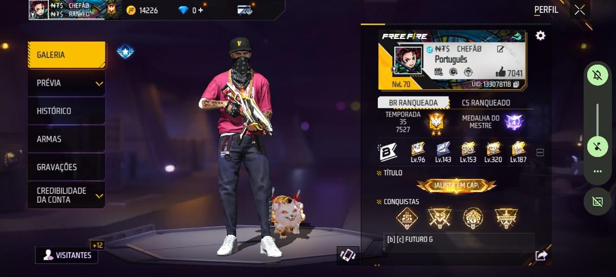 Combinação de skin RENEGADO 01 - Detalhes e visualização